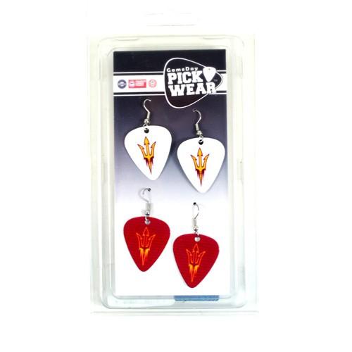 Arizona State Sun Devils - 2Pack Guitar Pick Earring Sets image