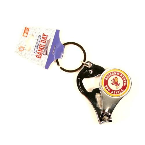 Arizona State Sun Devils Keychain - GAMEDAY Style - Nail Clipper Keychain image