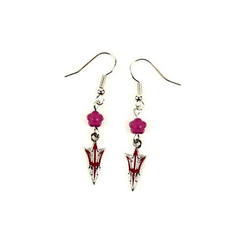 Arizona State Sun Devils Earrings - The SOPHIE Style Dangle image