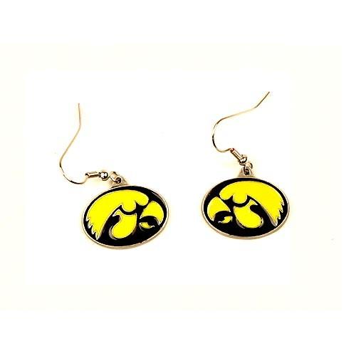 Iowa Hawkeyes - Dangle Earrings