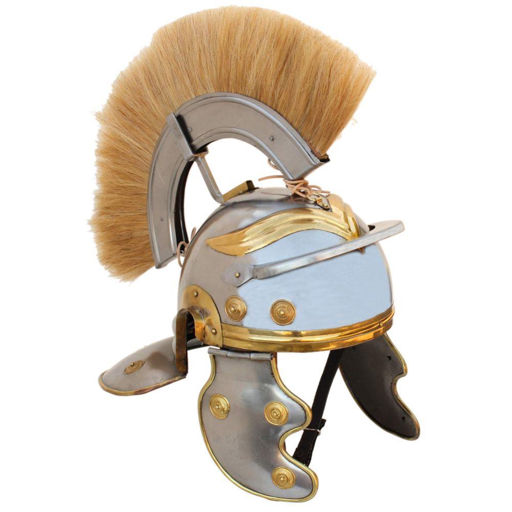 Imperial Roman Centurion Helmet with Blonde Plume image