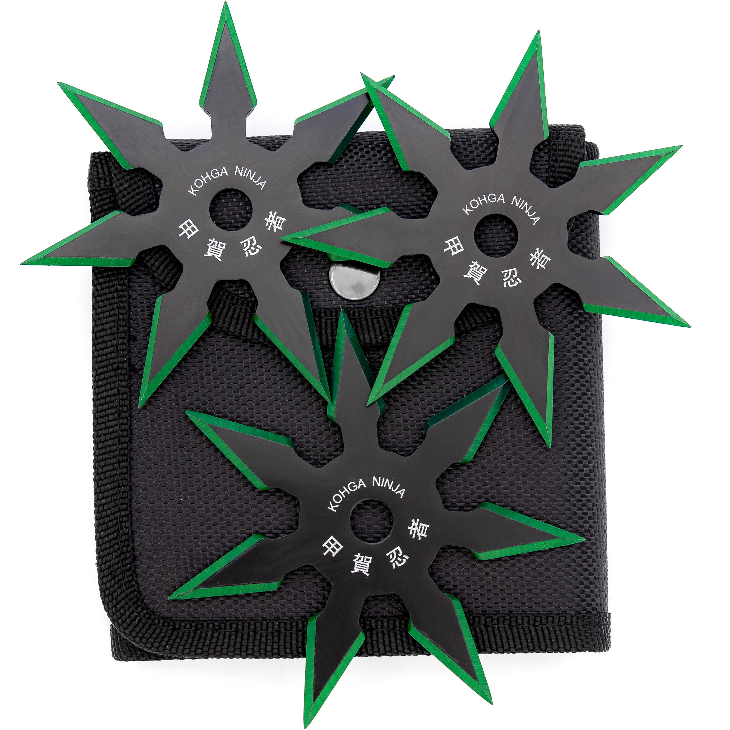 Hidden Leaf 7-Pointed Ninja Star Shuriken Set | Ninja Gear image