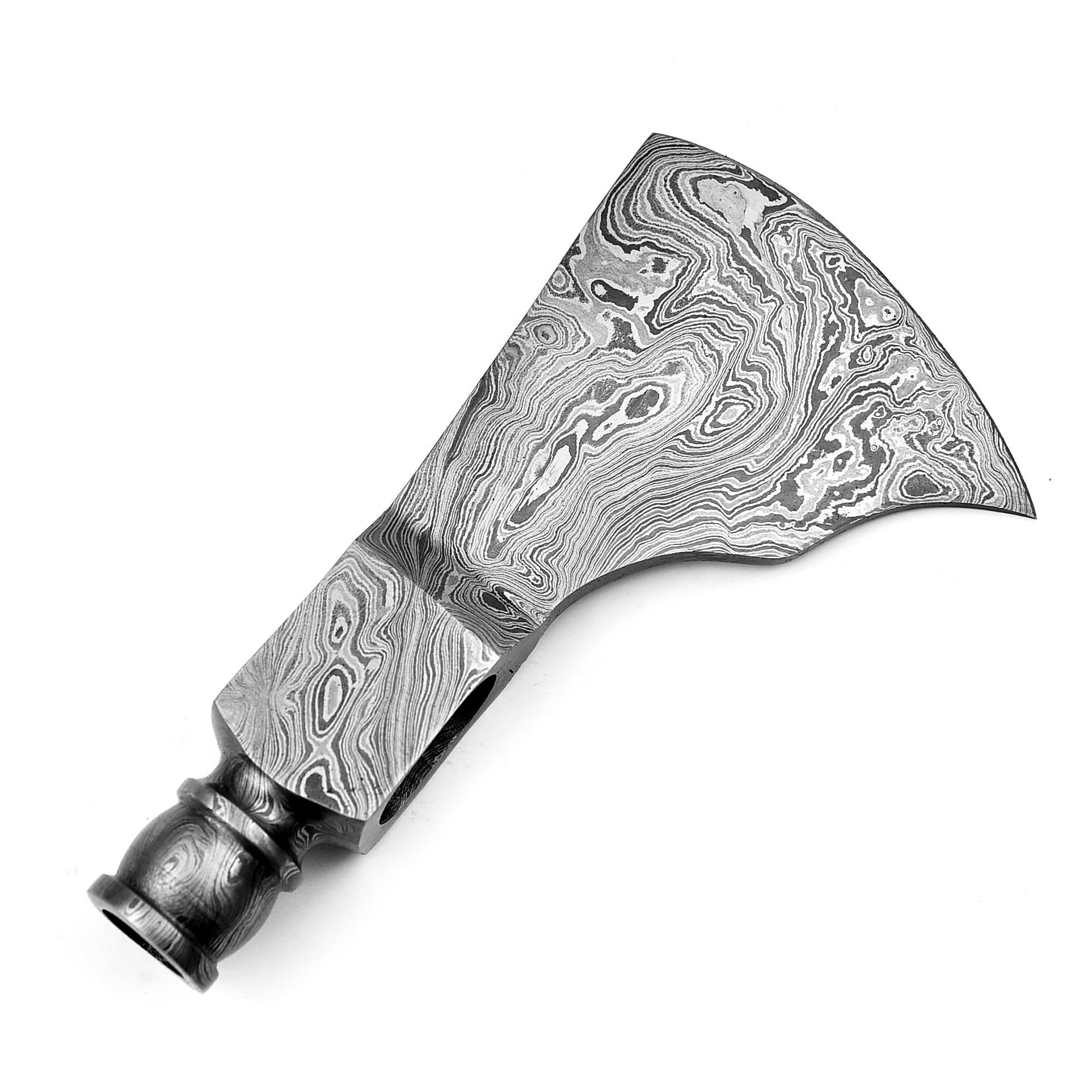Expand Your Collection: Blazing Passion Damascus Steel Peace Pipe Axe Heads Bulk Order image