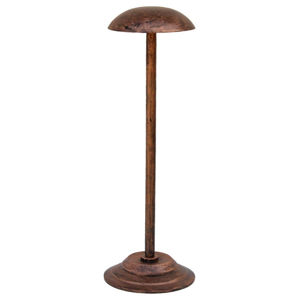 Antiqued Helmet Presentation Stand image