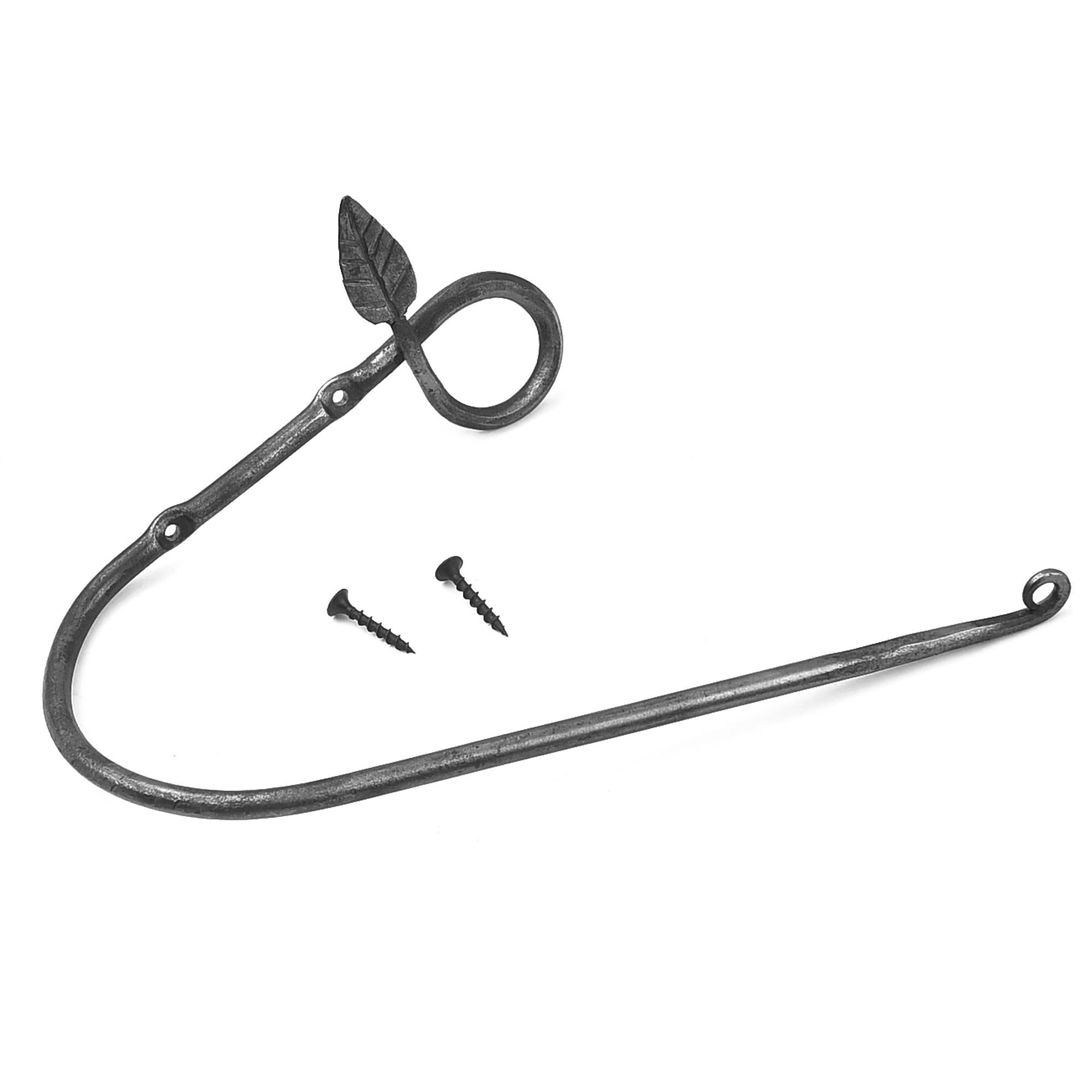 Hand-Forged Towel Rack & Toilet Paper Holder ‚Äì Rustic Blacksmith Iron Design image