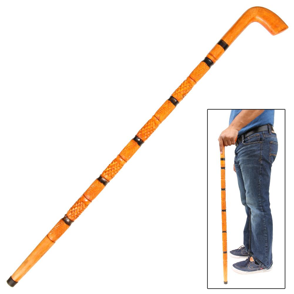 Eucalyptus Tribal Rites of Passage Walking Cane image