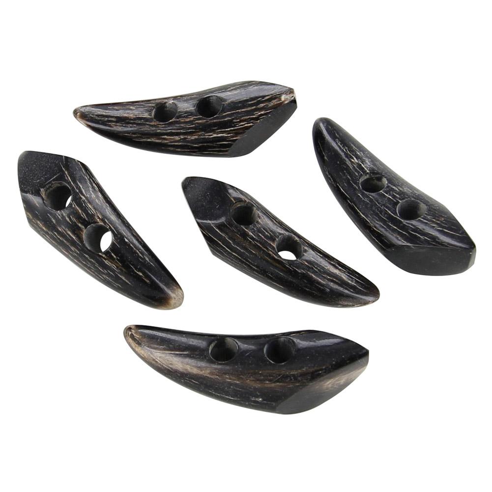 Distressed Period Fashion All Natural Horn Toggle Set image