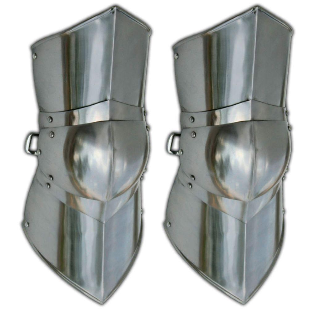 Authentic Battle Ready Greaves Leg Armor Large image