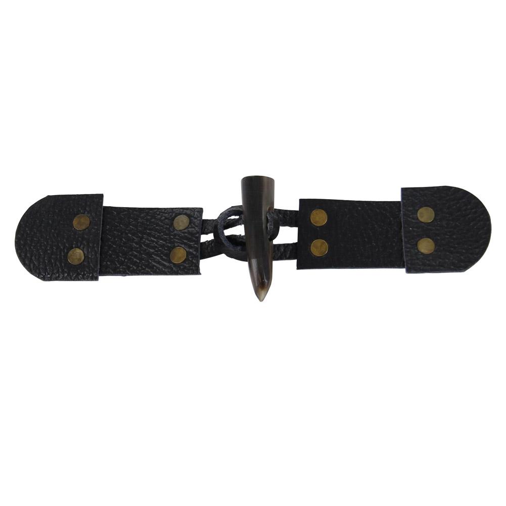 Medieval Pebble Leather Toggle Fastener image