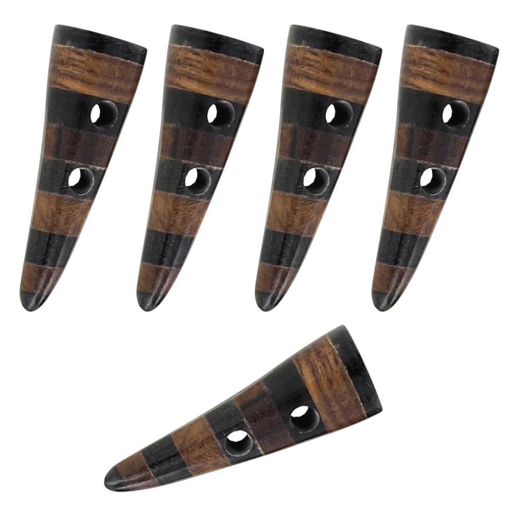 Handmade Viking Apparel Horn Striped Toggle Set image