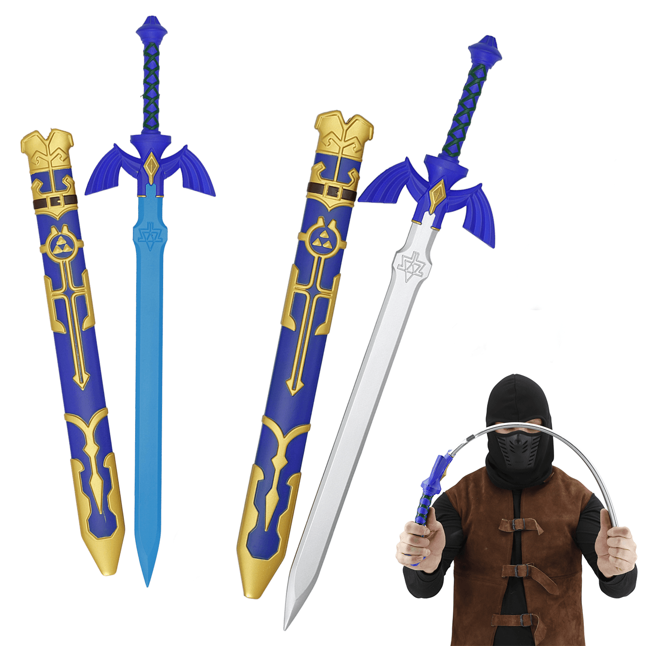 Fantasy Foam Sword with Sheath ‚Äì Perfect Cosplay & LARP Prop image