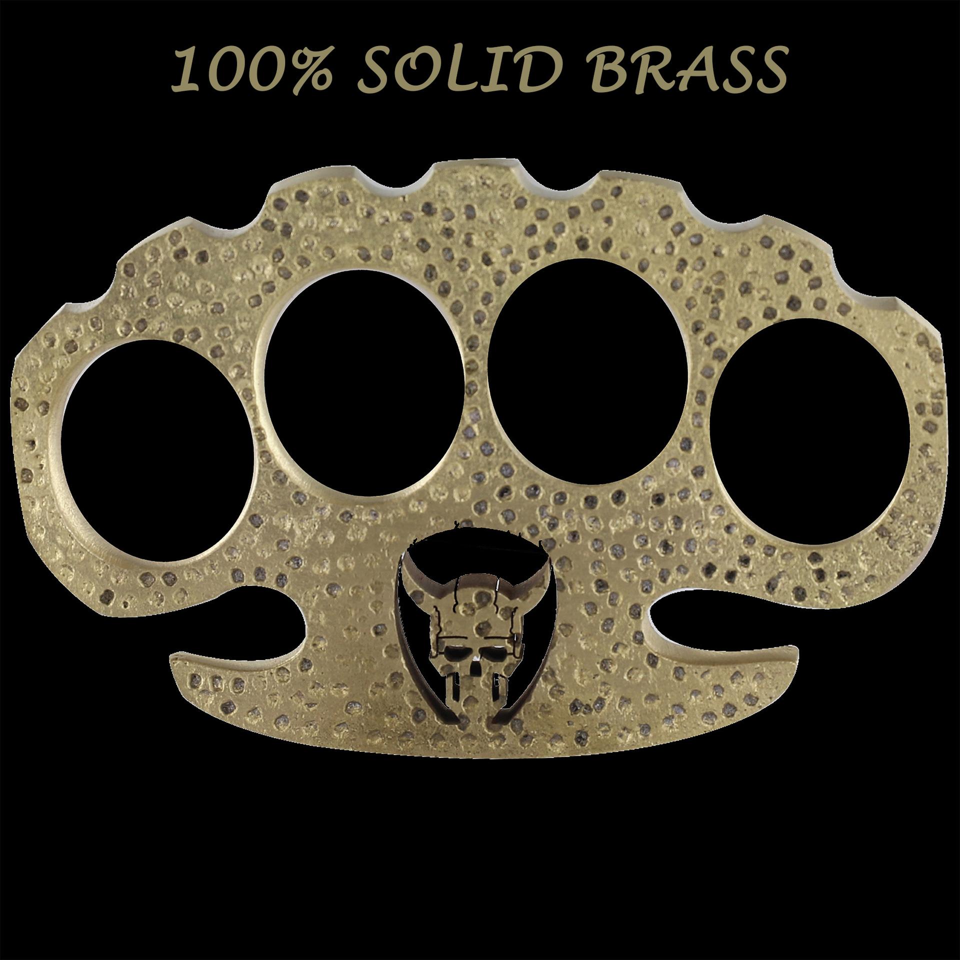 Aim Below the Crown 100% Pure Brass Knuckle Paper Weight Accessory image