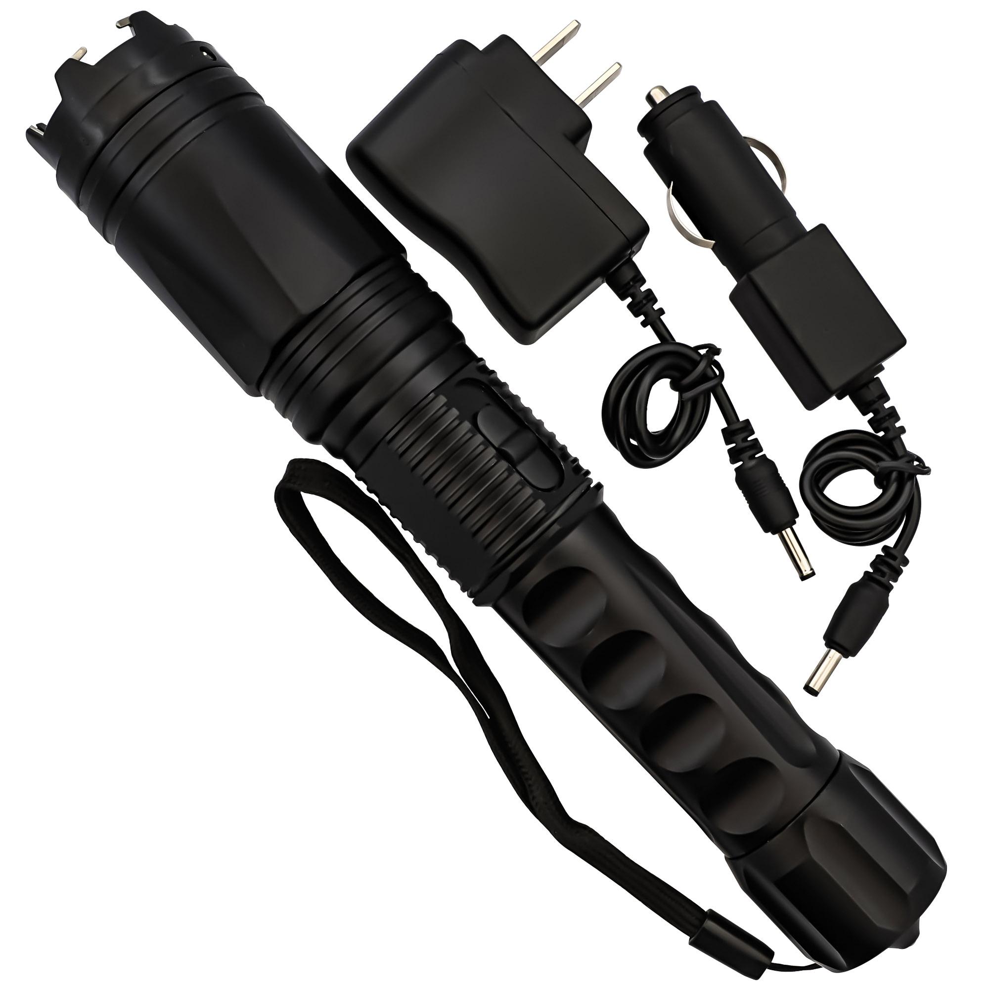 Neighborhood Watch Tactical Flashlight w/ Stun Gun 10K V image