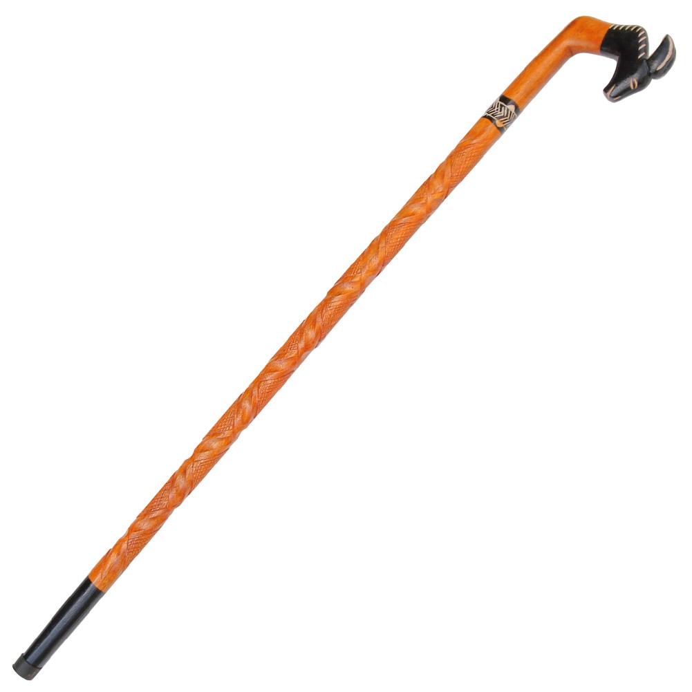 Valais Blackneck Wooden Handcrafted Walking Cane image