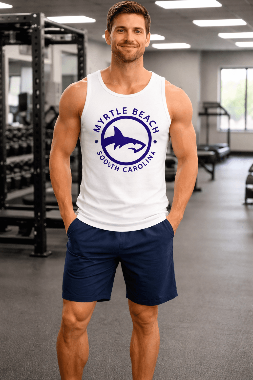 Banana Boat Men's UPF 50+ Performance Tank Top - White image
