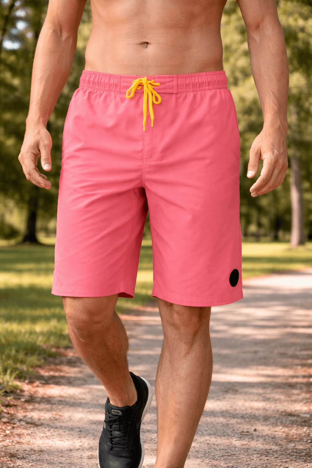 Banana Boat UPF 50+ Swim Trunks With Compression Liner - CORAL image