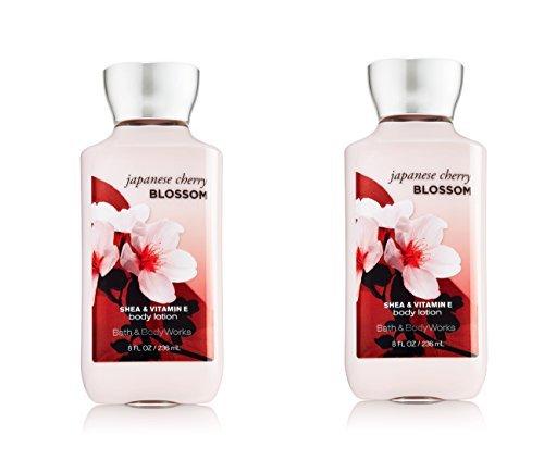 Bath & Body Works Japanese Cherry Blossom Signature Collection Body Lotion 8 fl oz (236 ml) – New Formula (2 Pack) image