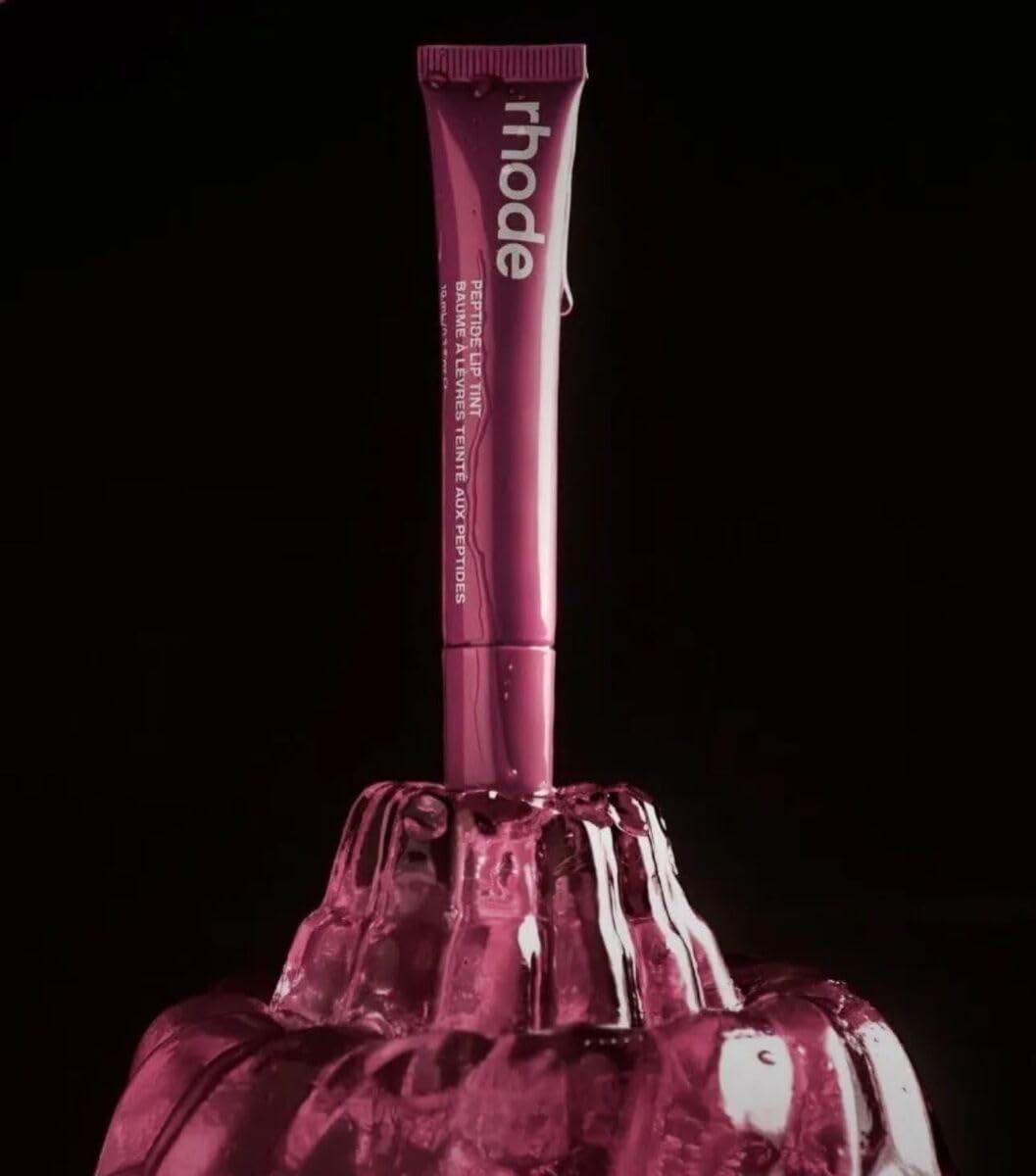 Peptide Lip Tint, Sheer Color and Hydrating Finish, 3 fl oz, 10ml (Raspberry Jelly) image