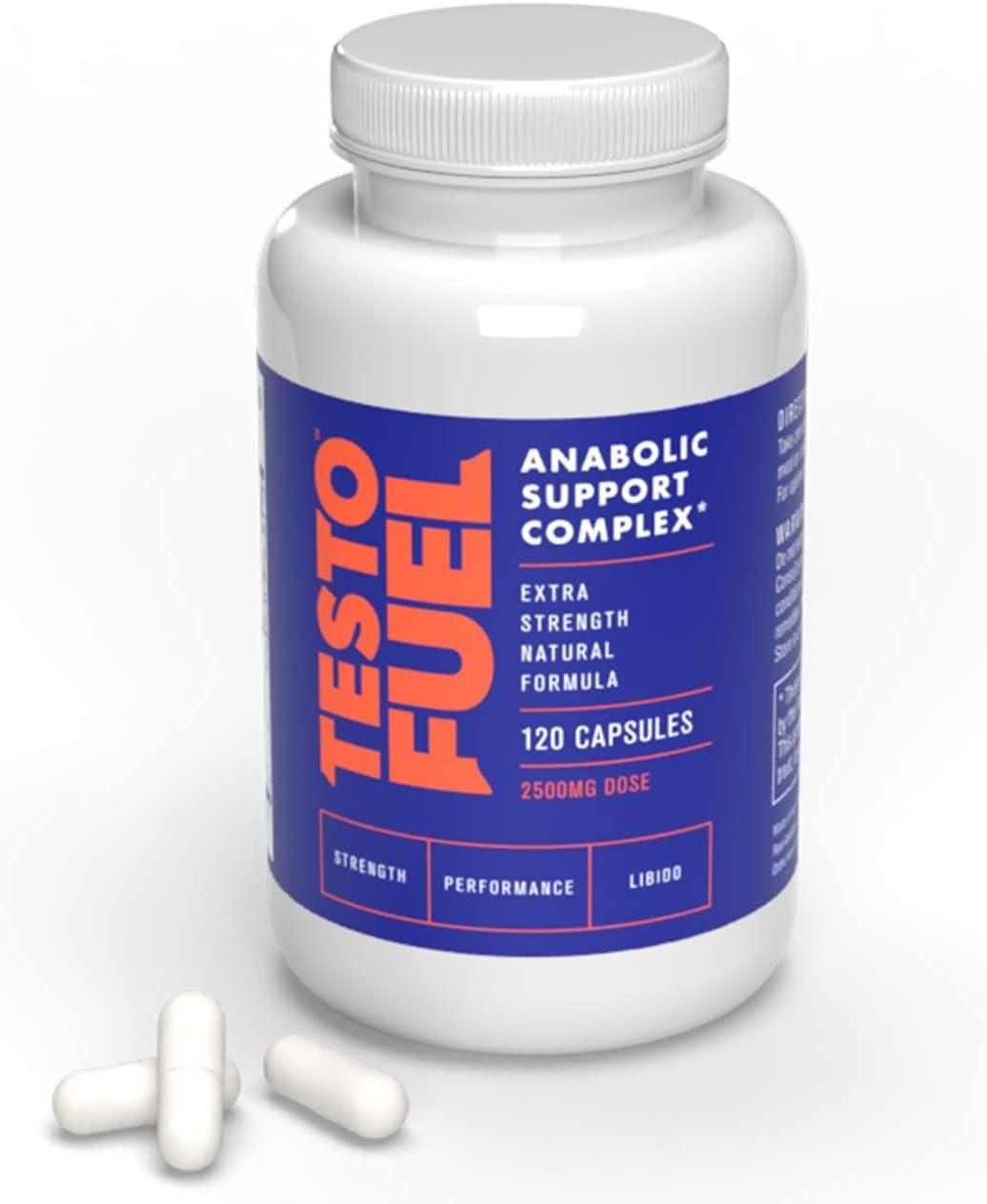 TestoFuel – 120 Testosterone Booster Pills for Men – 100% Natural Ingredients image