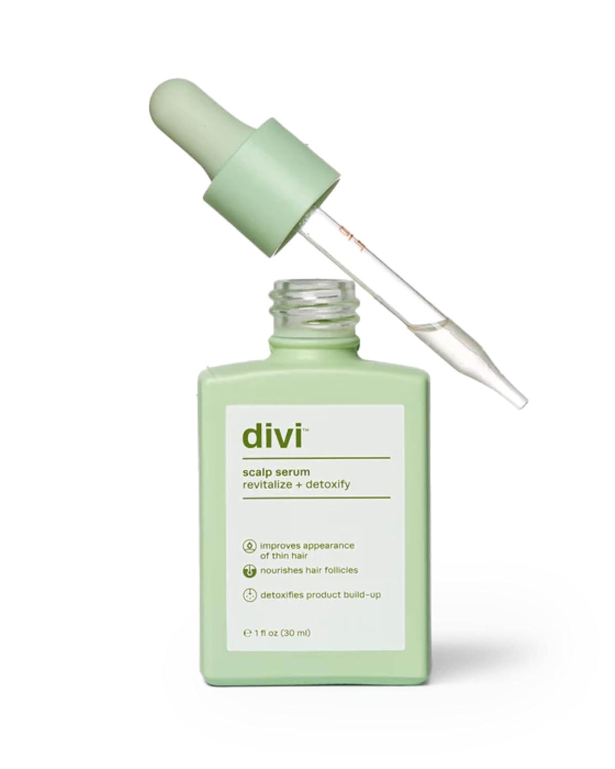 divi Scalp Serum for Thinning Hair, 30ml – Clinically Tested, Nourishing Formula with Amino Acids, Caffeine & Rosemary Oil – Promotes Healthy Scalp & Fuller-Looking Hair, Reduces Oil & Product Buildup image