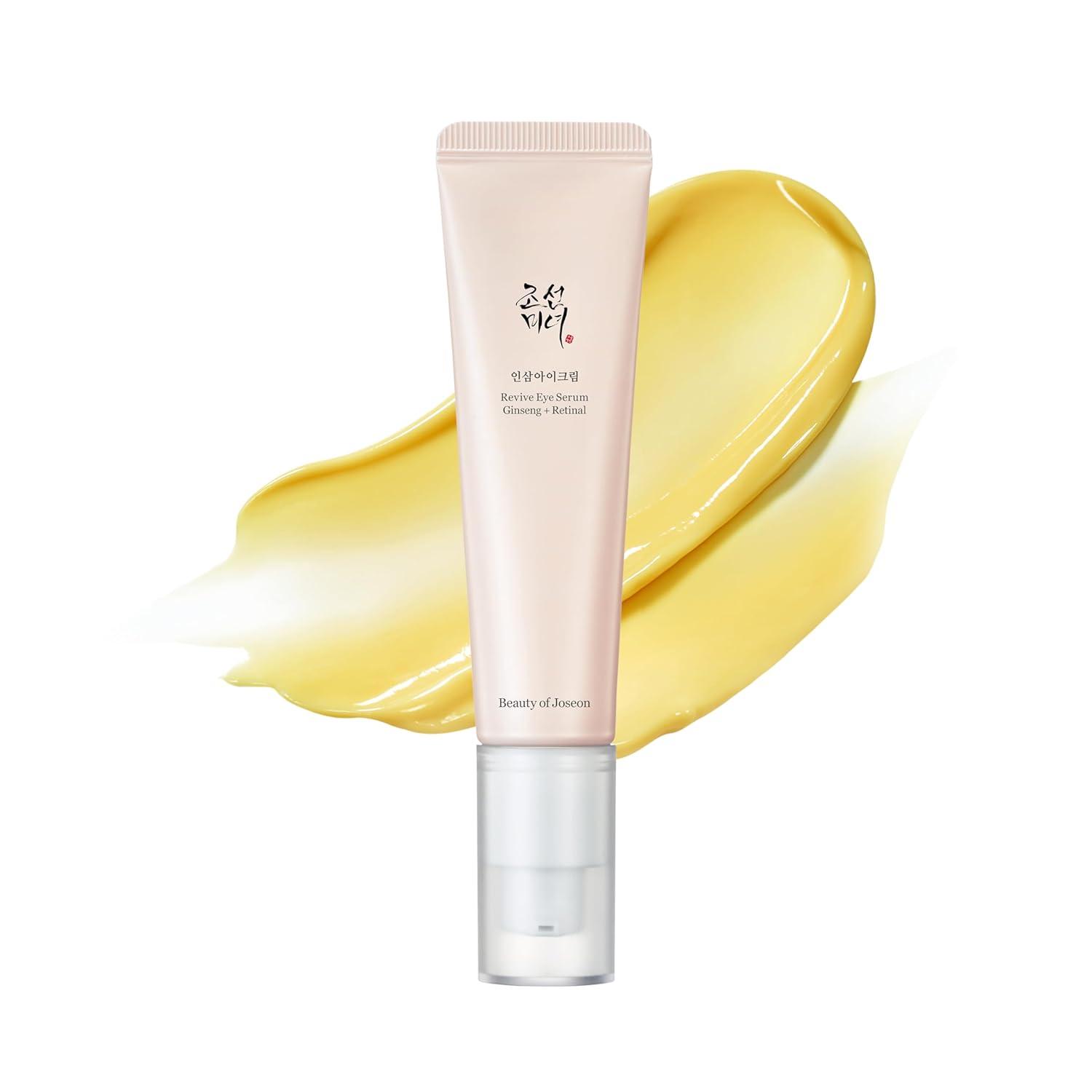 Beauty of Joseon Revive Eye Serum with Retinal Niacinamide Correction for Puffy Eye Bags Fine Lines Dark Circles Wrinkles, Korean Skin Care 30ml, 1 fl.oz image