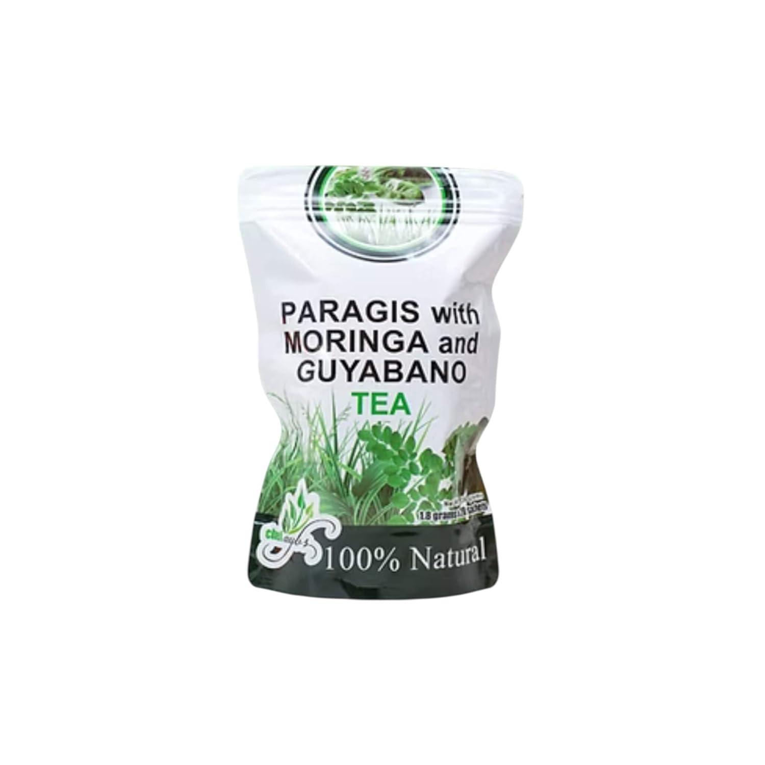 Paragis with Moringa and Guyabano Tea – 20 Sachets (1.8g Each) – Nourishing Herbal Blend for Wellness Support image