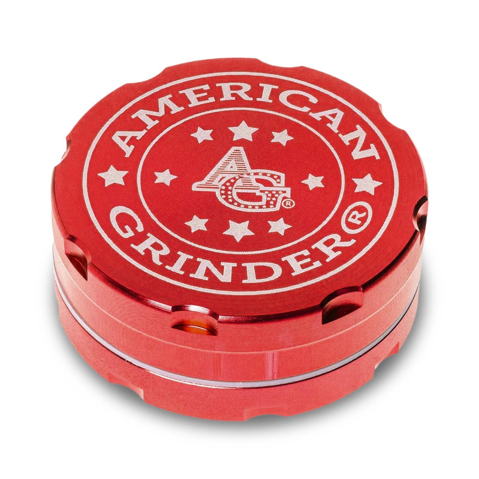 American Brand Metal Tobacco Grinder - 2 Part - 2" image