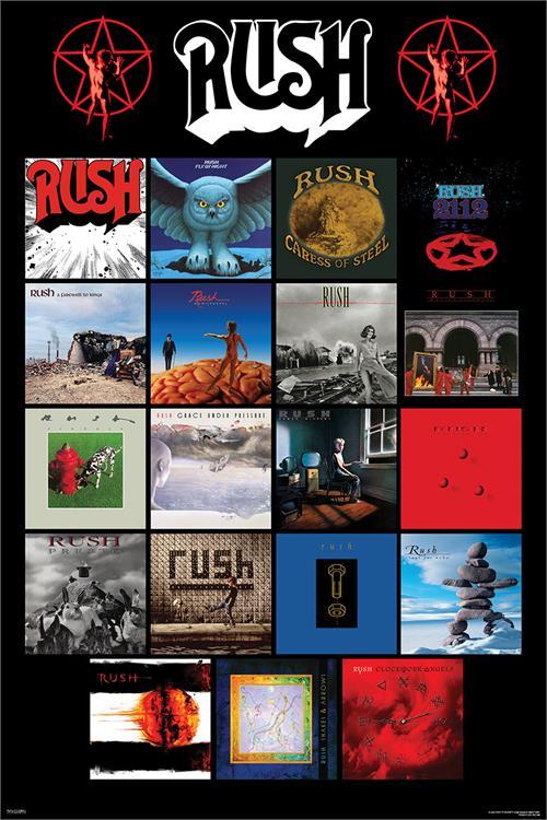 Rush Album Covers Poster - 24" x 36" image