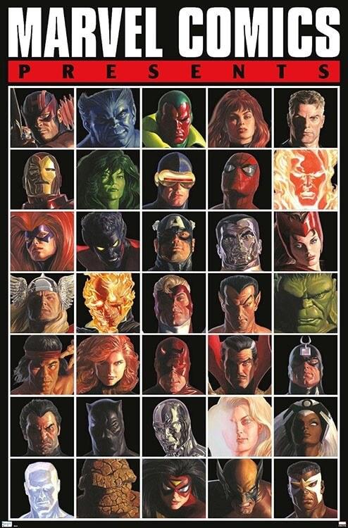Marvel Comics - Presents Grid Poster - 22.375" x 34" image