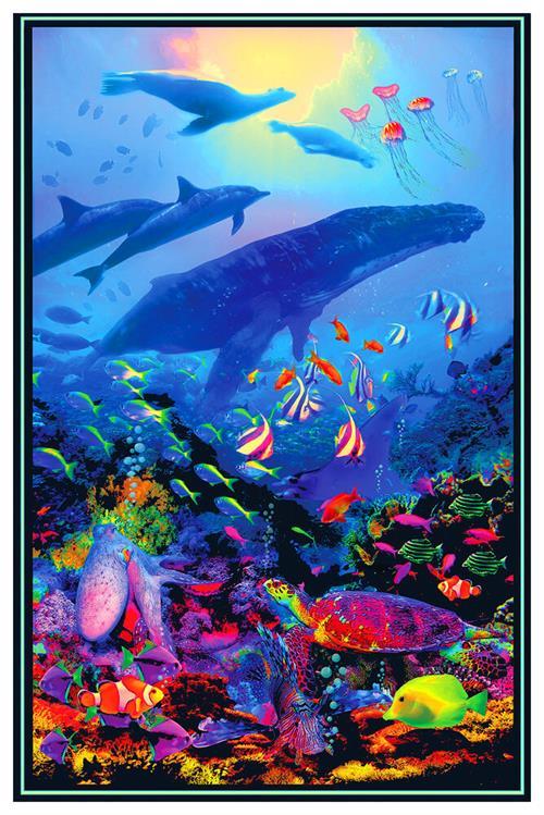 Oceanic - Non-flocked Blacklight Poster 24" x 36" image