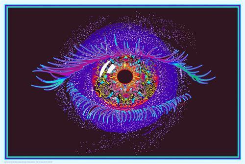 Cosmic Eye - Non-Flocked Blacklight Poster 36" x 24" image
