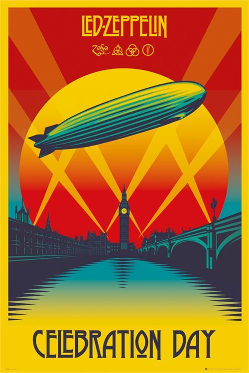 Led Zeppelin Celebration Day Poster - 24" x 36"