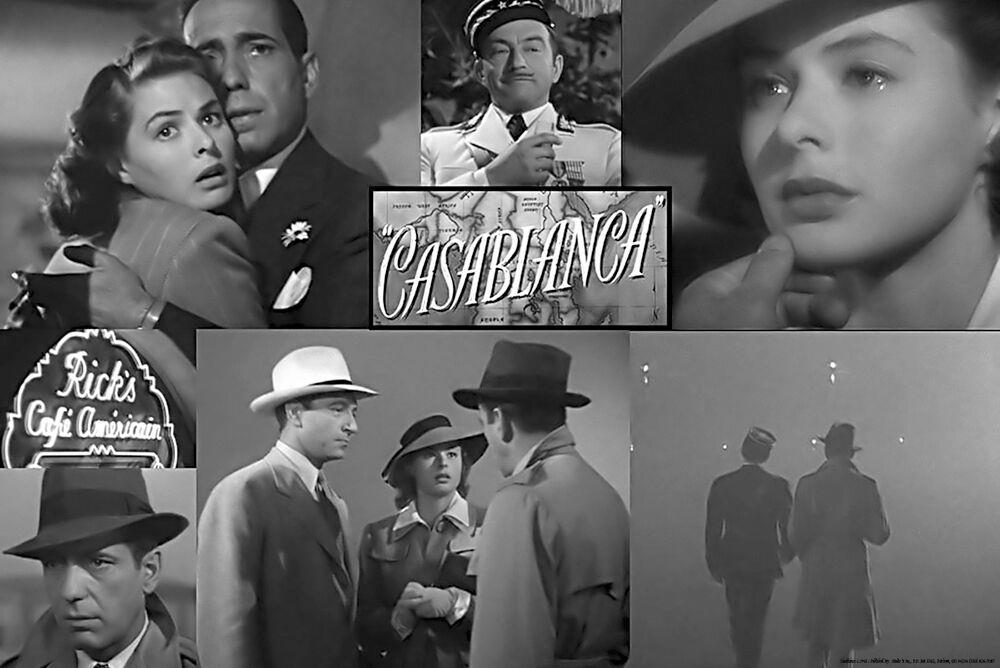 Casablanca Collage - Poster - 24" x 36"