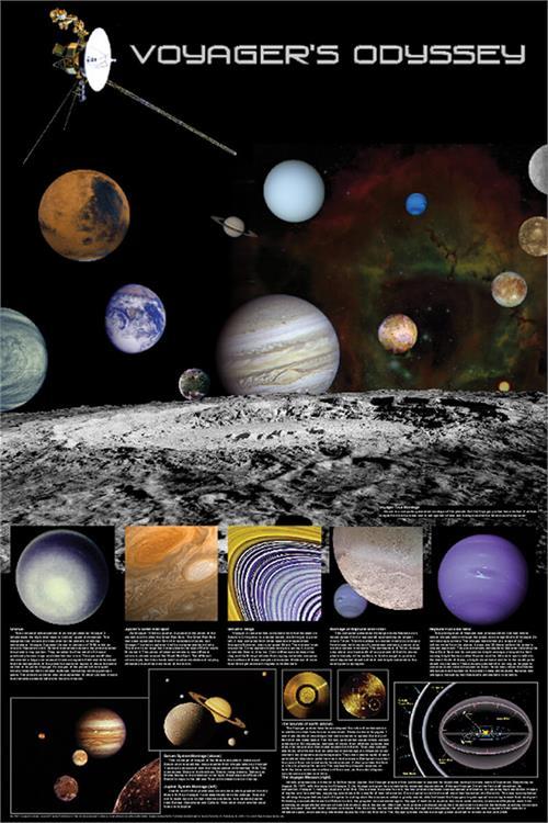 Voyager's Odyssey Educational Poster 24x36 image