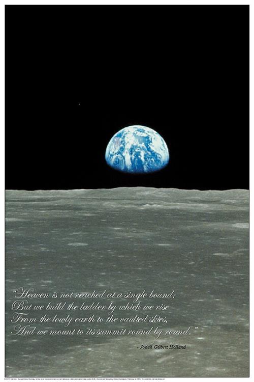 Earthrise Educational Poster 24x36 image