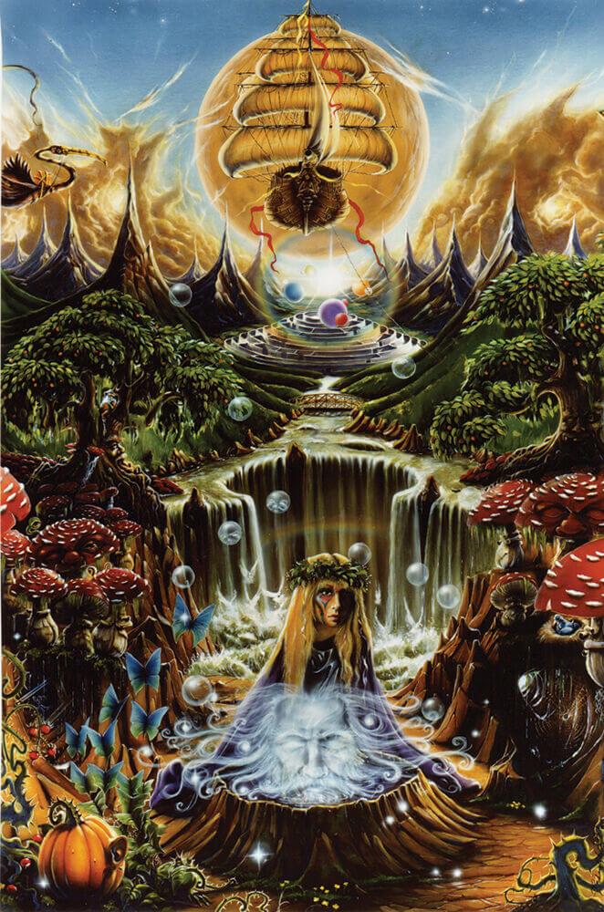 Labrynth Falls Poster - Richard Biffle - 24" x 36" image