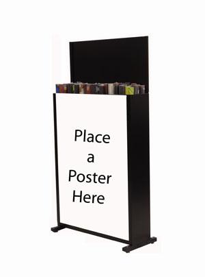 Poster Bin - Metal - Holds 6 Poster Styles - 72 Posters image