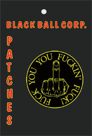 Fuck You, You Fuckin' Embroidered Patch image