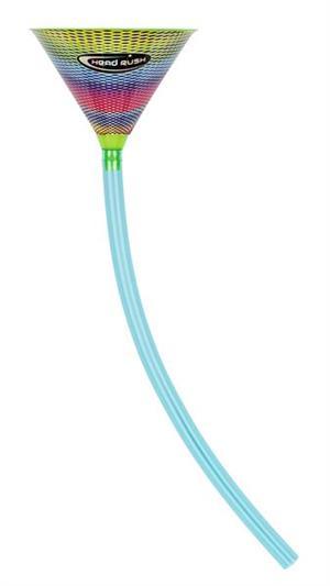 Rainbow Chrome Funnel & Tube Beer Bong - 2 ft. image