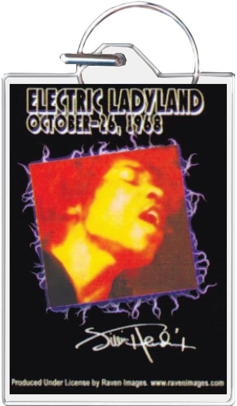 Jimi Hendrix - Electric Ladyland Keychain - 1.5" x 2" image