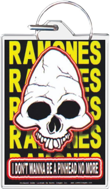Ramones - I Don't Wanna Be a Pinhead Keychain - 1.5" x 2"