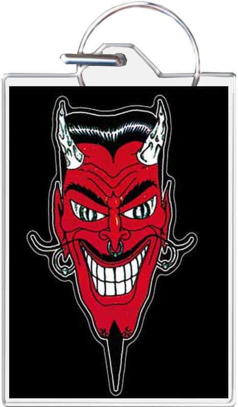 Devil Keychain - 1.5" x 2" image