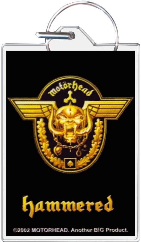 Motorhead - Hammered Keychain - 1.5" x 2"