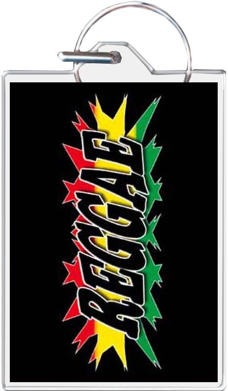 Reggae Keychain - 1.5" x 2" image