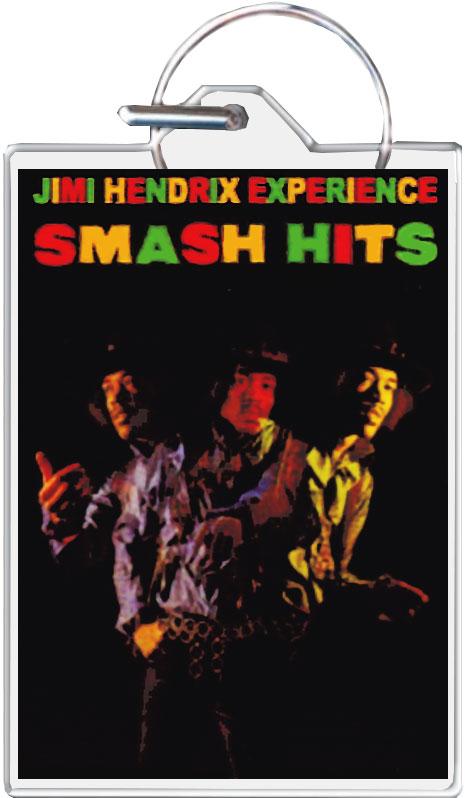 Jimi Hendrix - Smash Hits Keychain - 1.5" x 2"