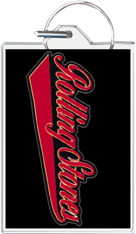 Rolling Stones - Red Keychain - 1.5" x 2" image