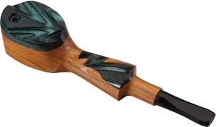 Exotic Wood Tobacco Pipe #3