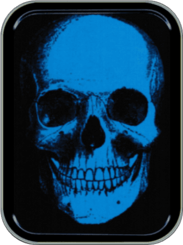 Blue Skull Large Stash Tin image