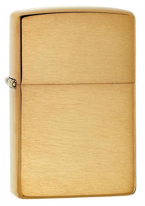 Armor - Brushed Brass Zippo Lighter image