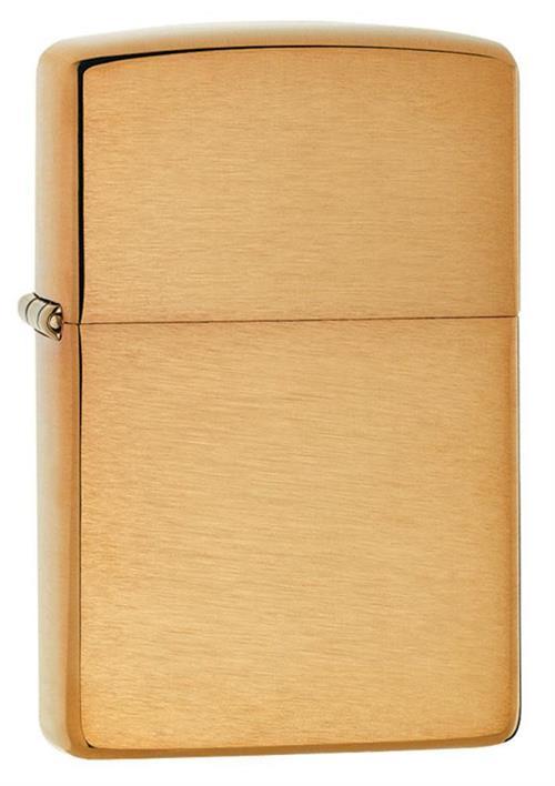 Brushed Brass Zippo Lighter image